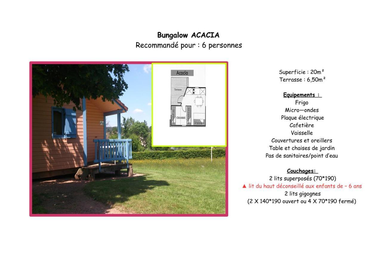 Camping Les Feuilles Chauffailles Esterno foto