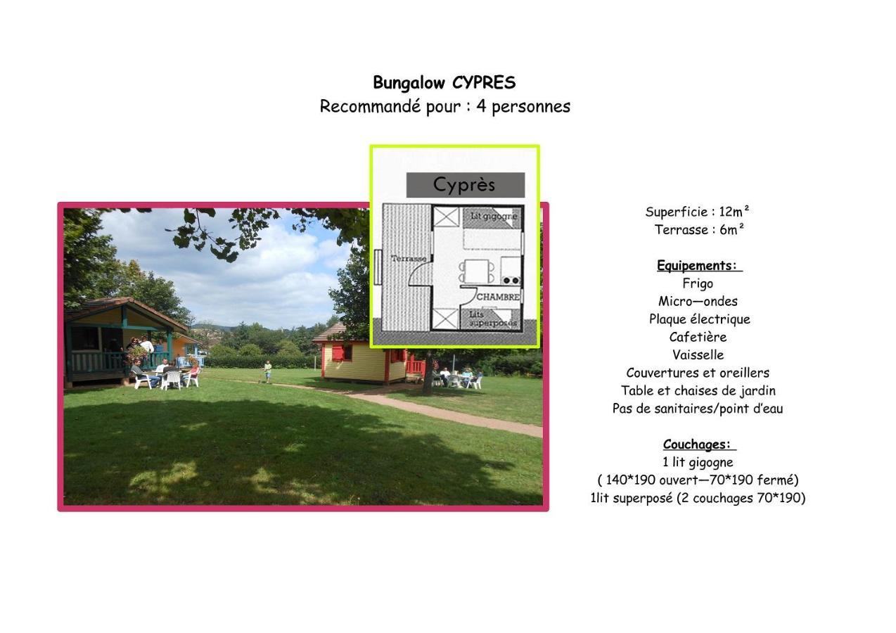Camping Les Feuilles Chauffailles Esterno foto