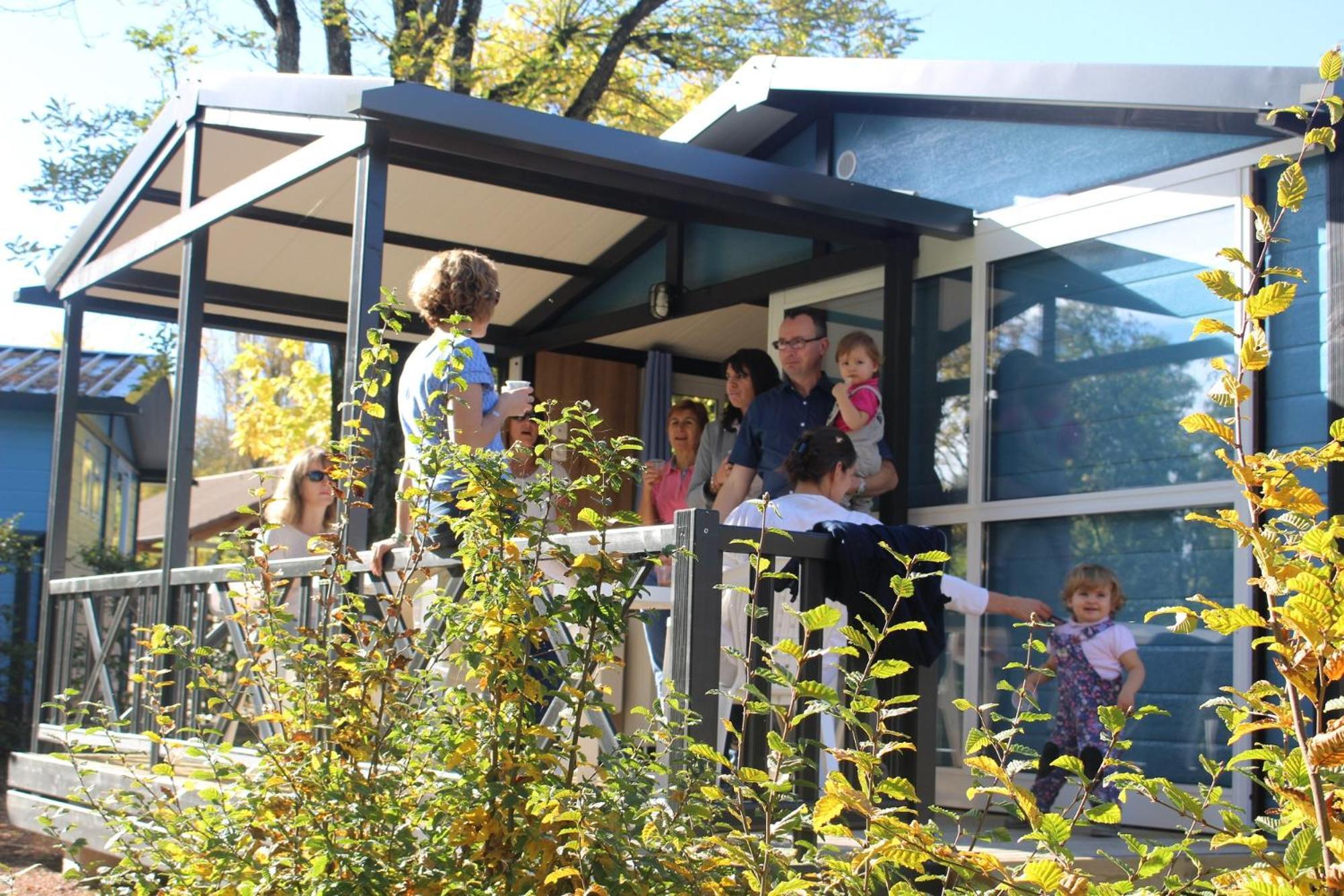Camping Les Feuilles Chauffailles Esterno foto